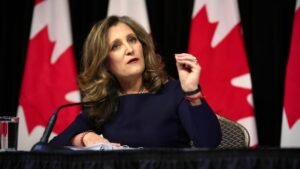 Chrystia Freeland pegged by some Liberal MPs as Justin Trudeau’s successor if he resigns