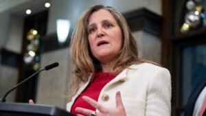 Chrystia Freeland resigns from Justin Trudeau’s cabinet